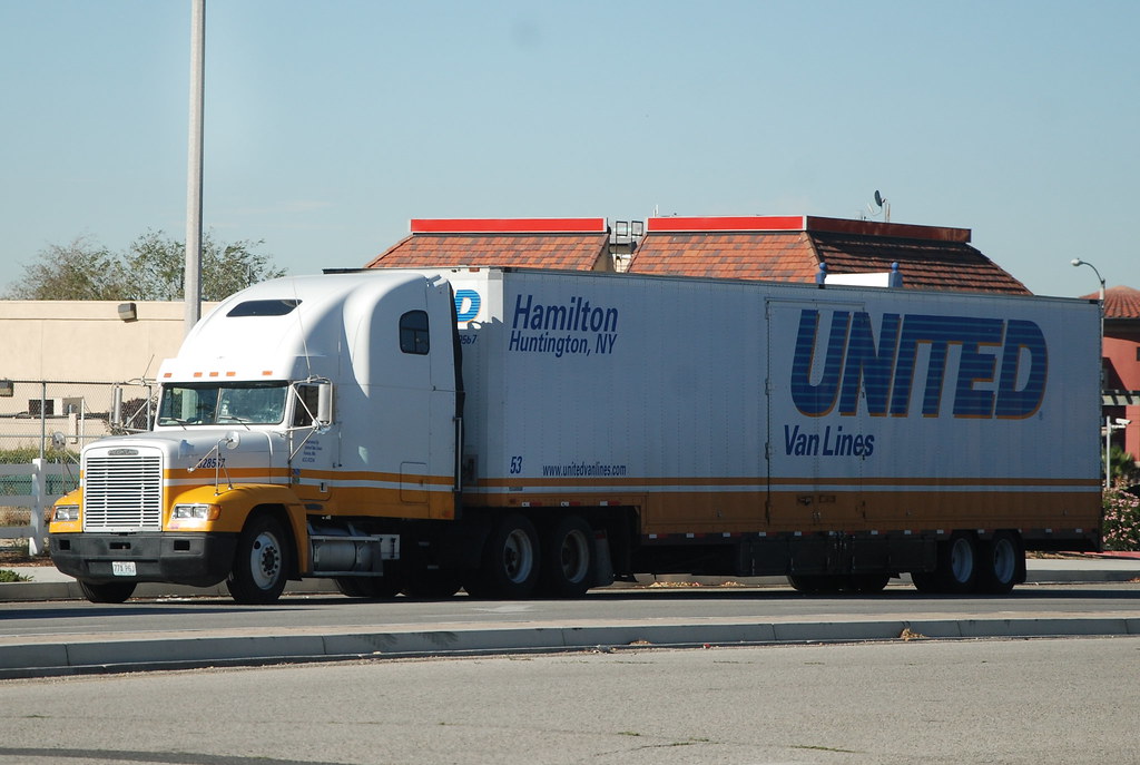 UNITED VAN LINES FREIGHTLINER BIG RIG TRUCK (18 WHEELER)… Flickr