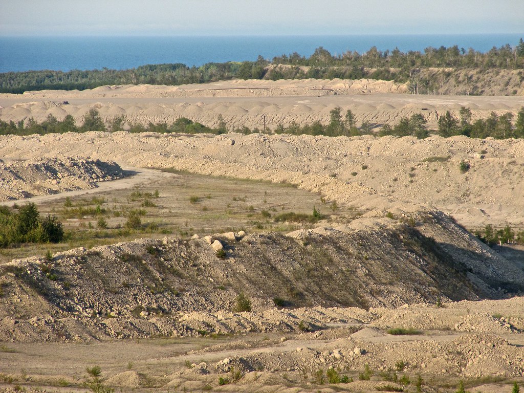 Calcite Rogers City, MI The world's largest open pit lim… Flickr