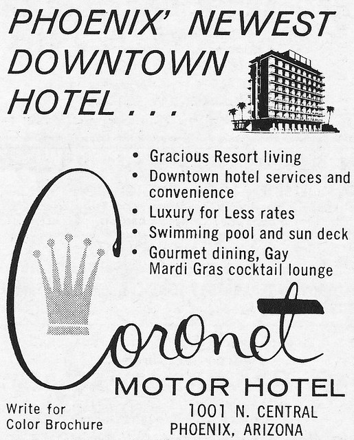 Motor Hotel Ad 1962 Phoenix AZ Heather David Flickr