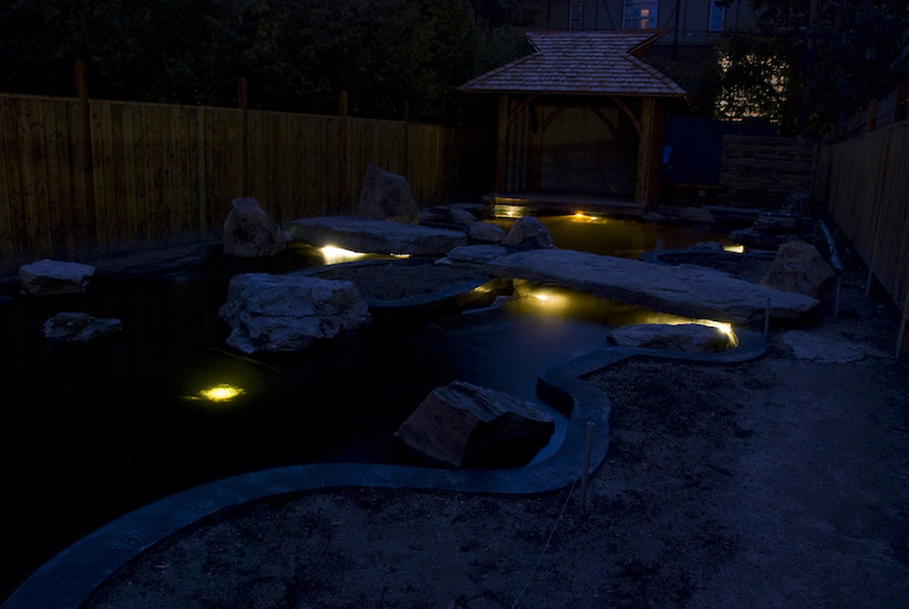 Jagged Moss Koi Pond Lighting 2 Clarke Smith Flickr