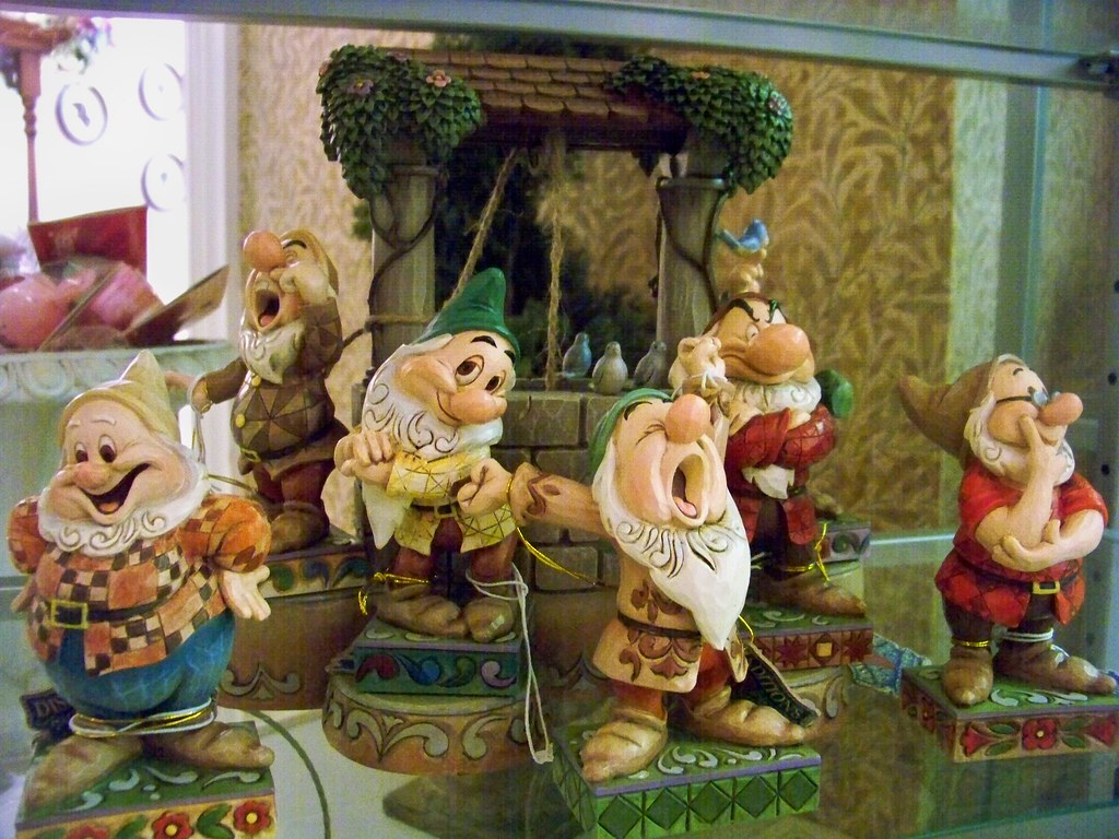 Jim Shore's Seven Dwarfs at the China Closet Loren Javier Flickr