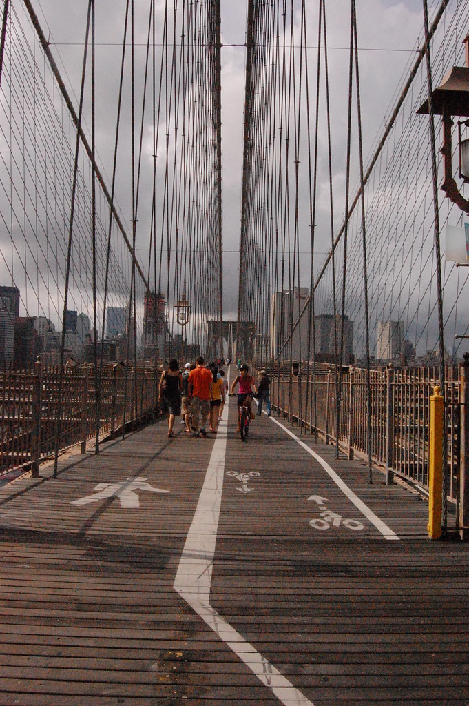 Walk or Ride Brooklyn Bridge K. Hinman Flickr