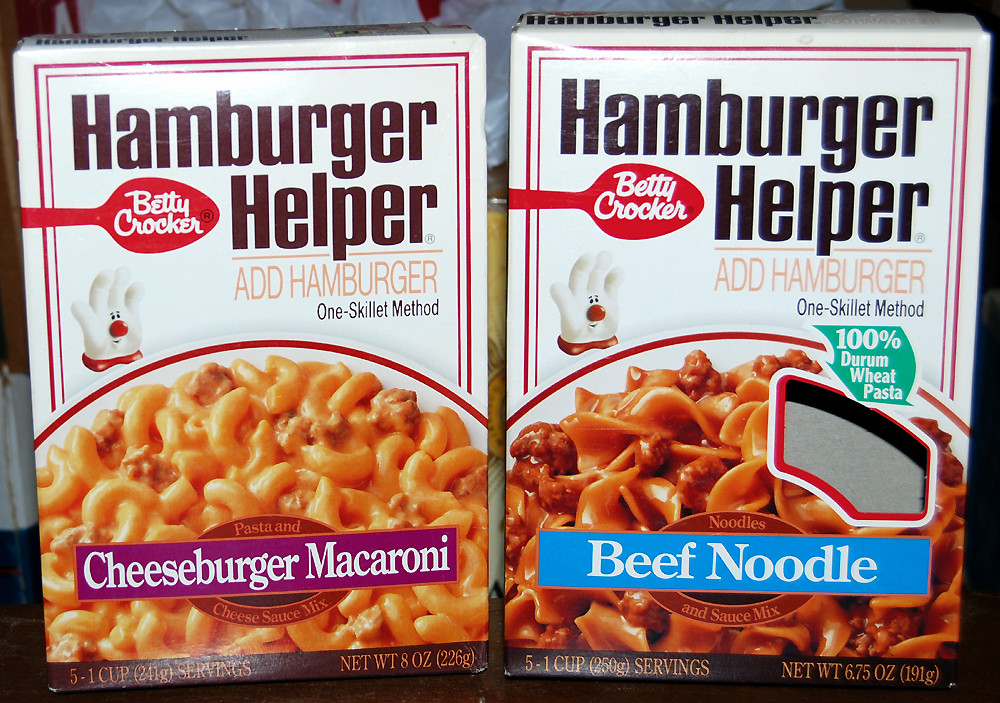 Hamburger Helper, 1994 Note the different Betty Crocker lo… Flickr