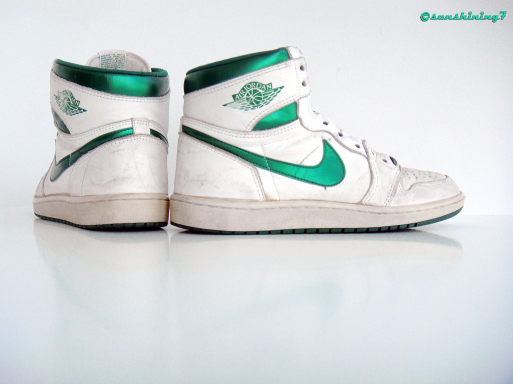 Sunshining7 Nike Air Jordan I 1985 Metallic Green 2 Flickr