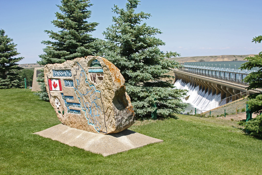 Bassano Dam, Alberta. In the early 1900's the Canadian Gov… Flickr