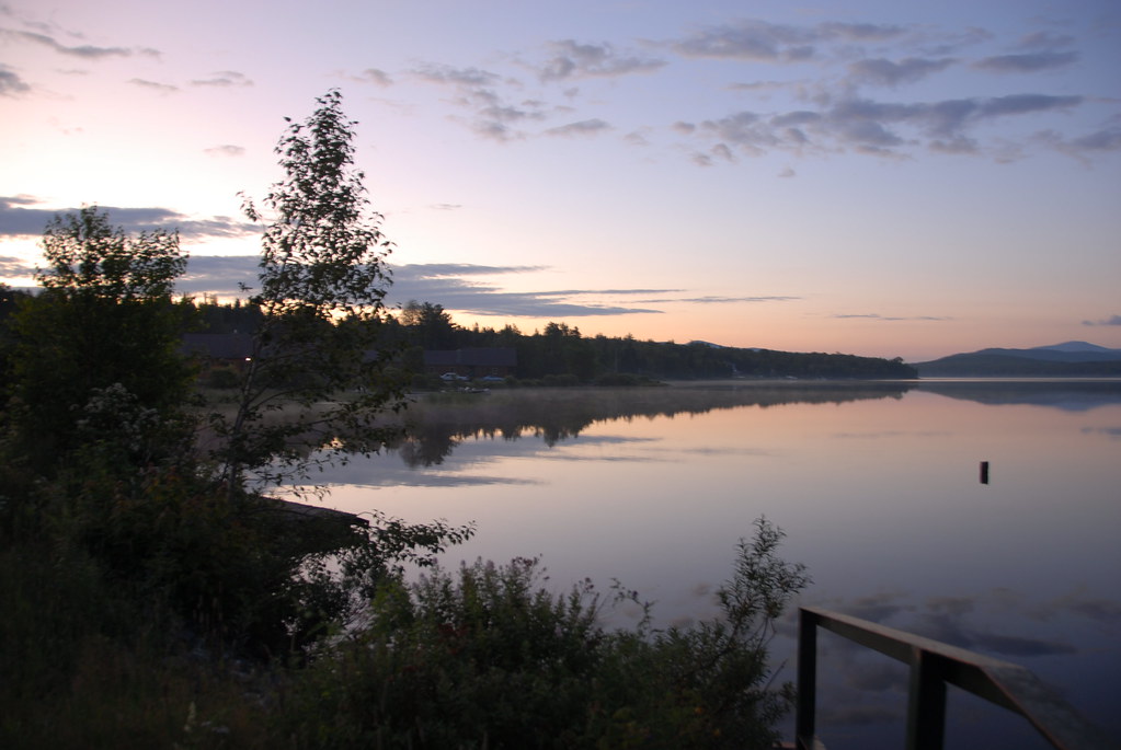 Kokadjo Sunset at First Roach Pond Maine Dave Barracks Flickr