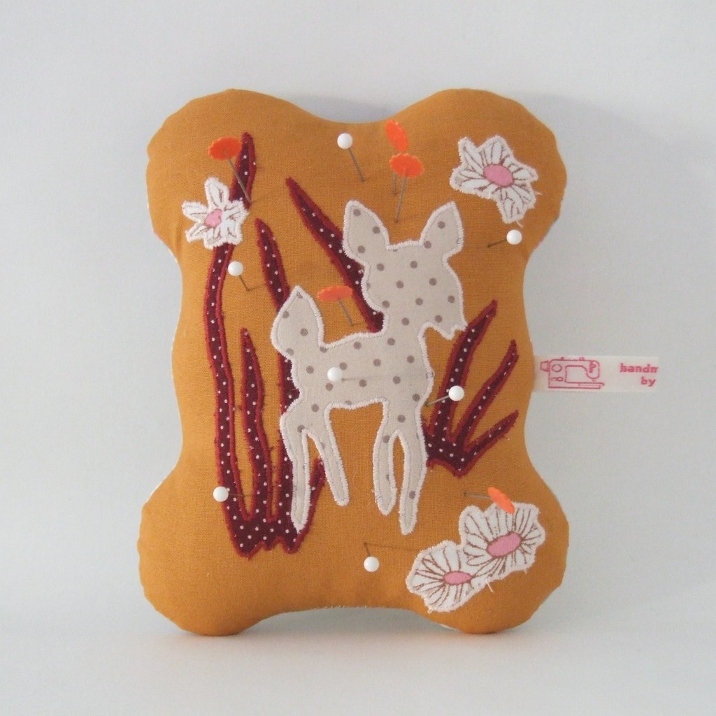 orange flower deer pincushion rabbitsmoon Flickr