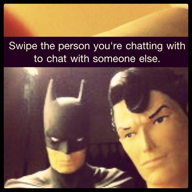 FaceTime with batman and superman. Thomas Valenzuela Flickr