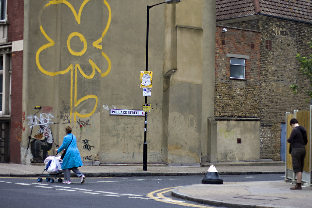 London Street Art Banksy in Pollard Street Hilde Skjølberg Flickr