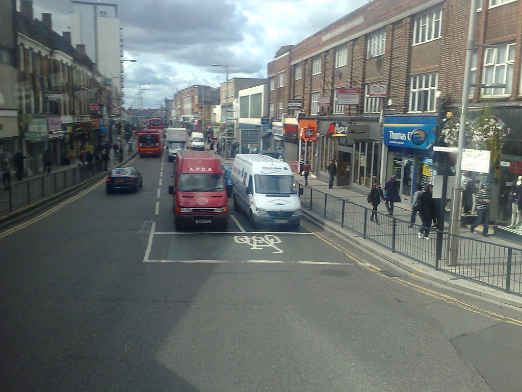 Wembley High Road from 79 upper deck Me Flickr
