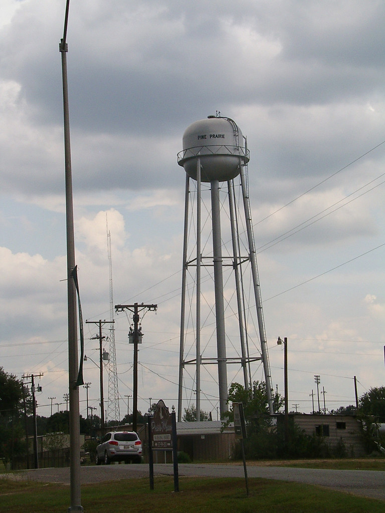 Pine Prairie LA Water Tower Water Tower Pine Prairie, Loui… Flickr