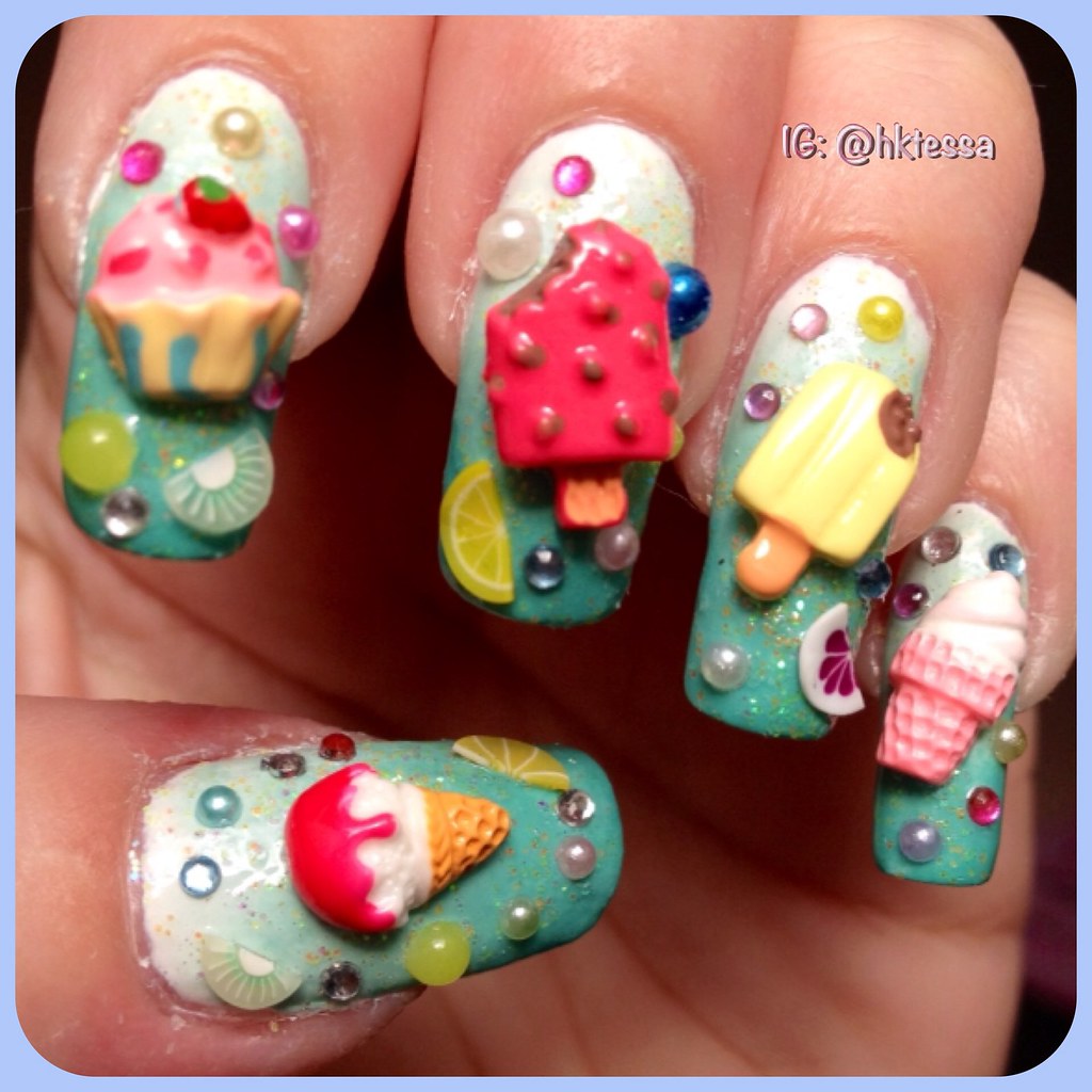 Kawaii nail art HKTESSA Flickr