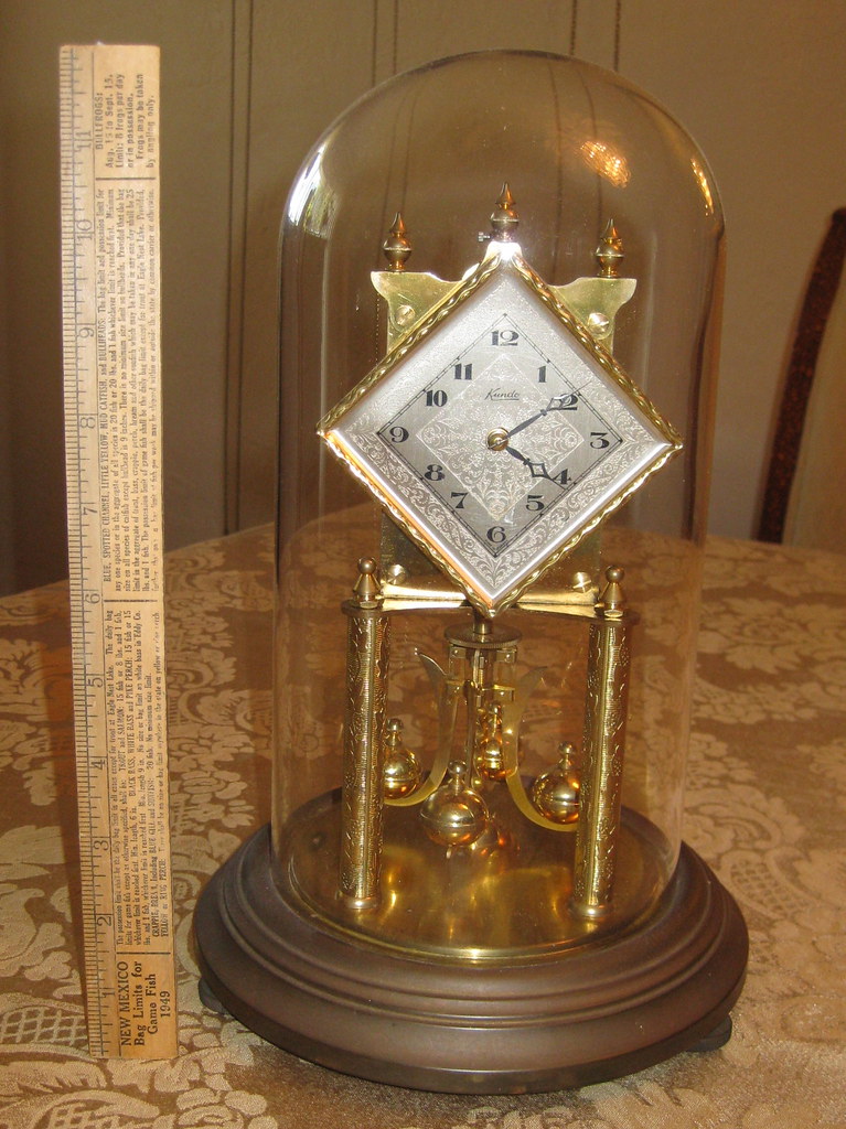 Kieninger & Obergfell (Kundo) 400day clock with "diamond" face (IMG