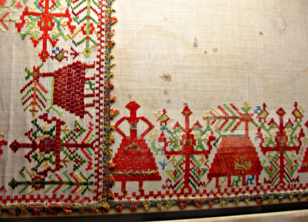 Folk Embroidery, Benaki Museum, Athens, Greece David & Bonnie Flickr