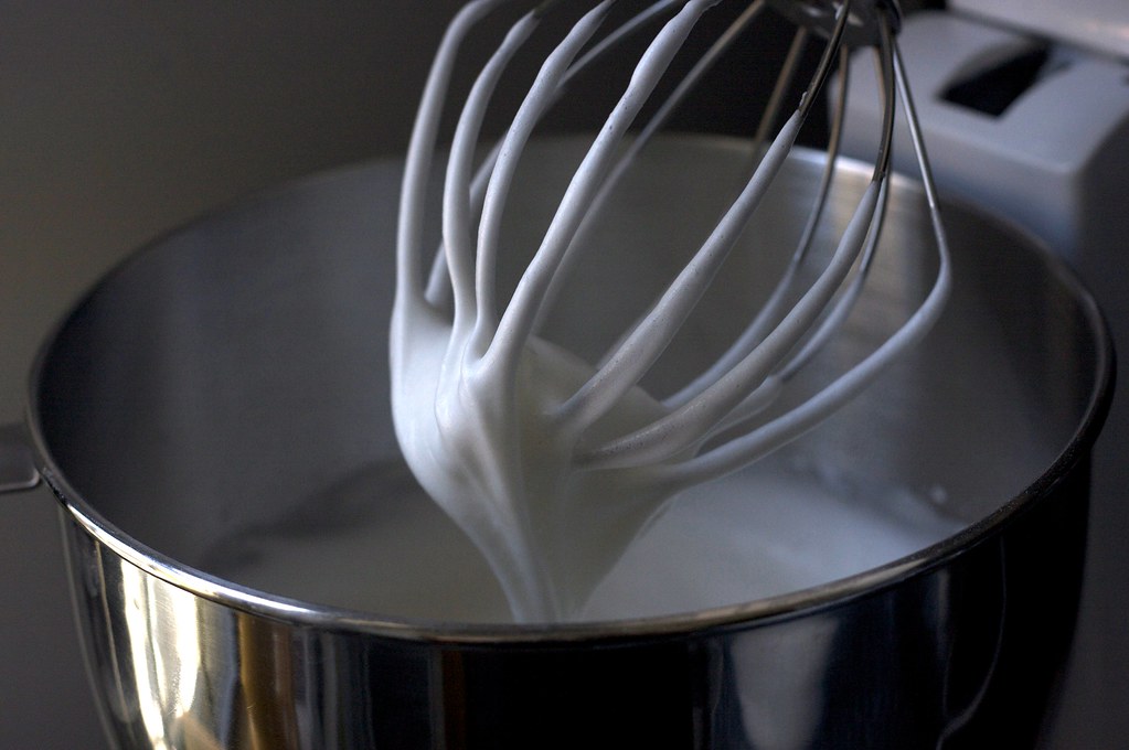 egg whites, soft peaks deb Flickr