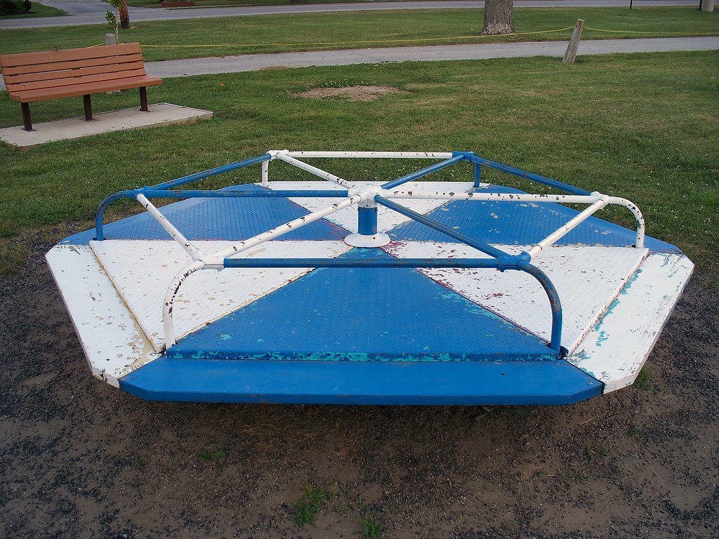 OH Carey Playground 3 Merry go round in Carey, Ohio. Flickr