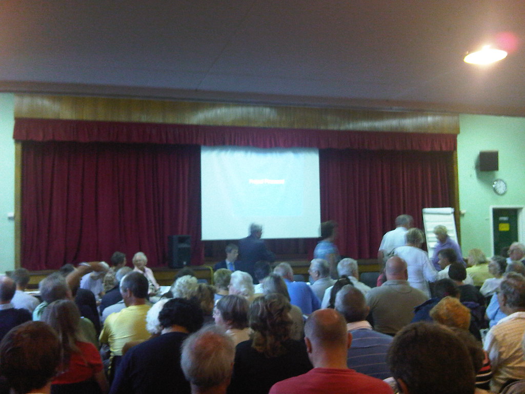 The Project Pinewood village hall meeting Greg Mills Flickr