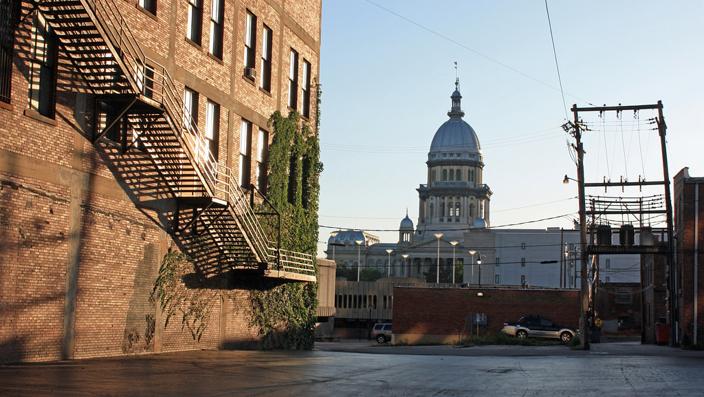 Springfield IL Illinois State Capitol from S. Fifth St. Flickr