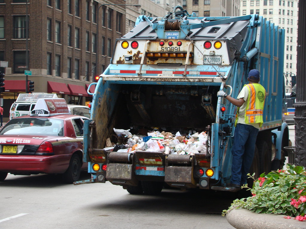 chicago garbage truck garbageboy12 Flickr