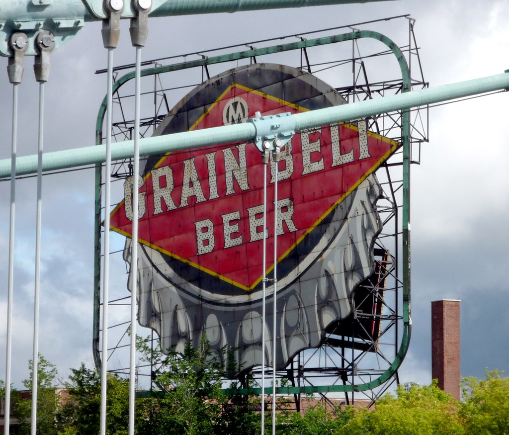 Grain Belt Beer On the riverfront of the Mississippi, Minn… Flickr