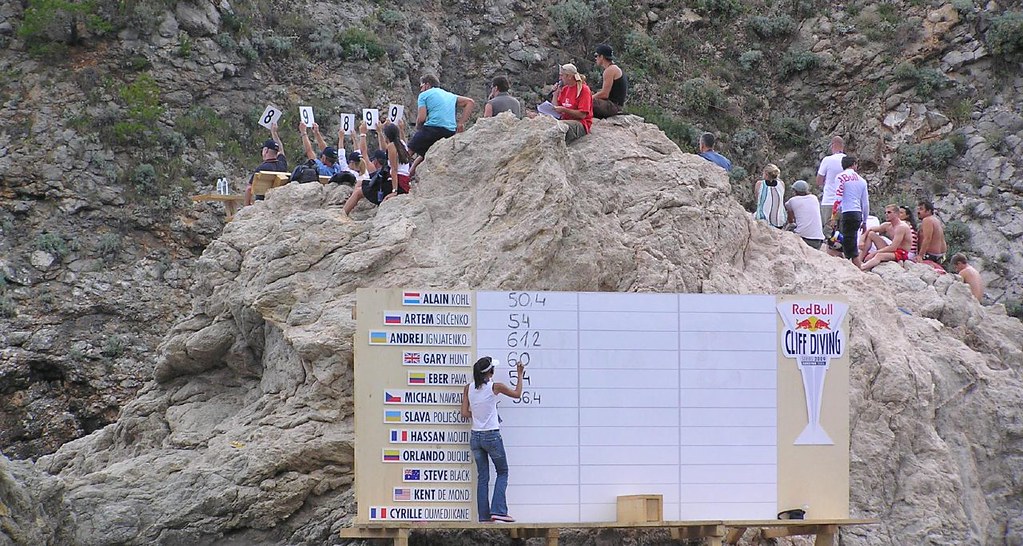 Cliff diving scoring, Dubrovnik city walls tina j whitmore Flickr