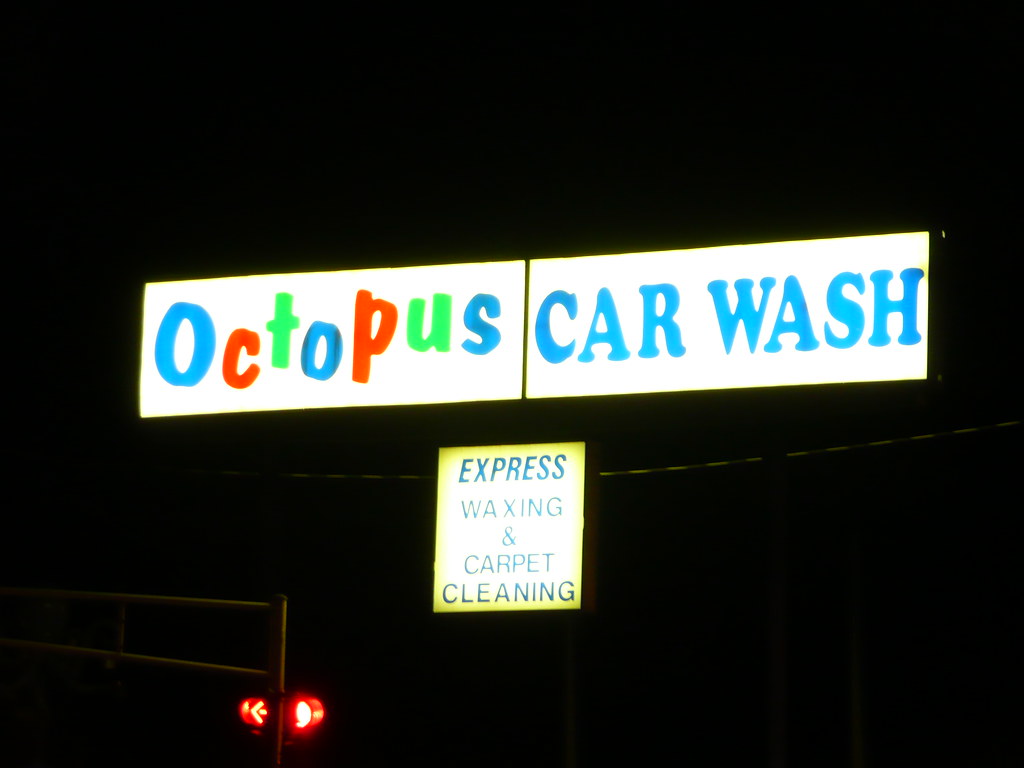 Albuquerque, NM Octopus Car Wash sign ArchiTexty Flickr