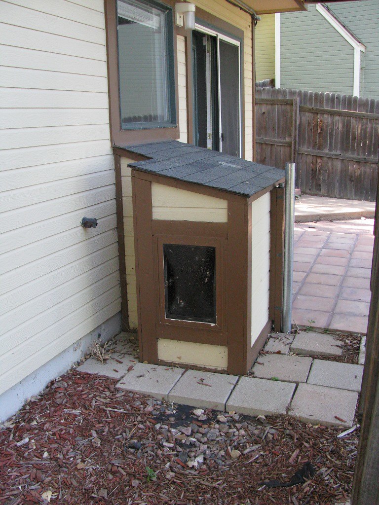 Dog House Doggie door built into main house. sirgrim007 Flickr