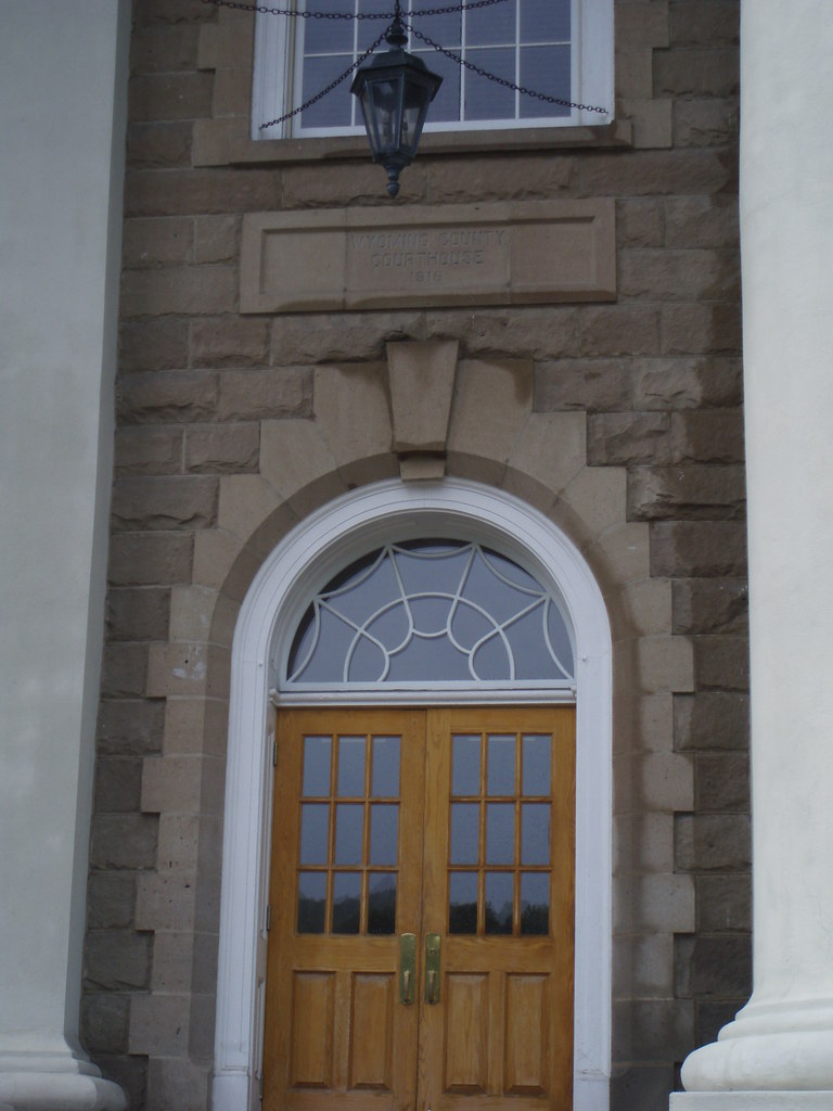 Entrance To Wyoming County Courthouse Pineville WVA Steve "Rusty