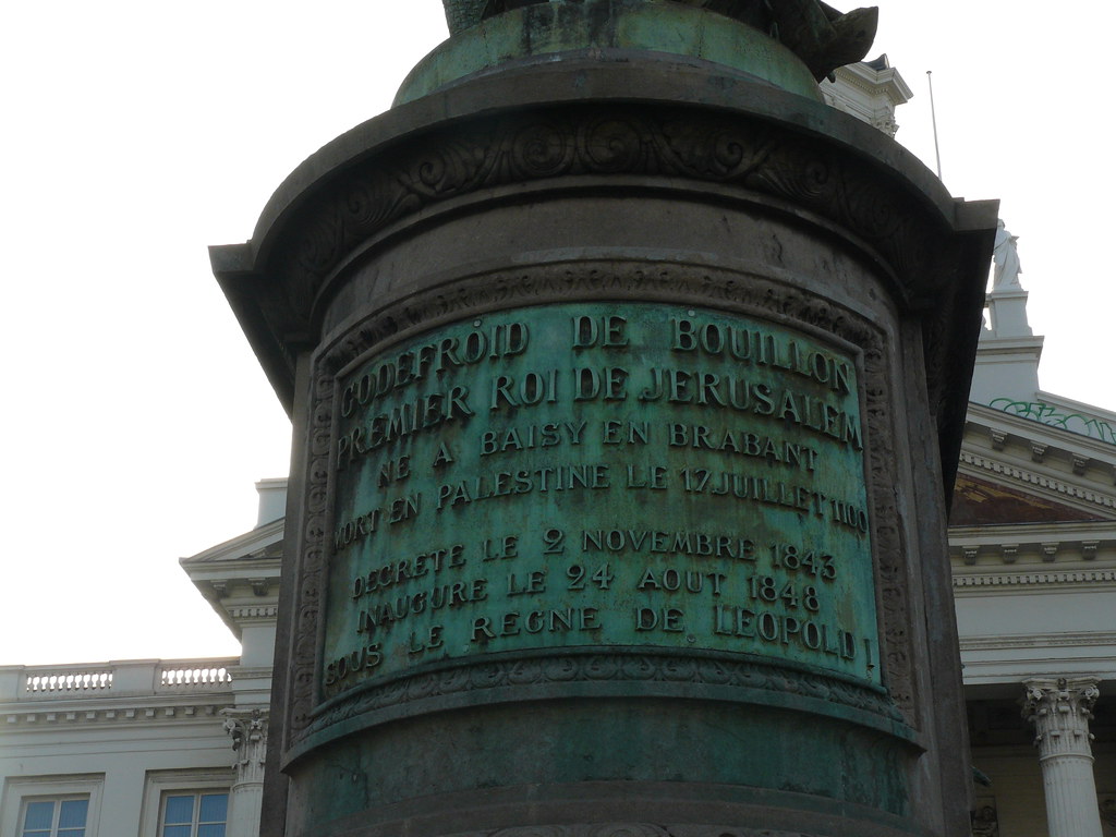 Bruxelles (Belgique), statue de Godefroy de Bouillon sur l… Flickr