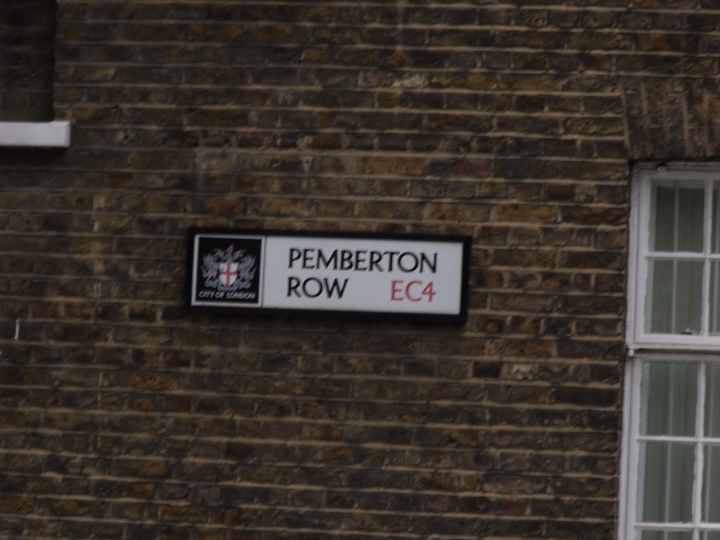 Gough Square Pemberton Row EC4 road sign a photo on Flickriver