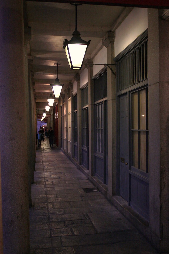 Hanging street lights in Covent Garden Flickr
