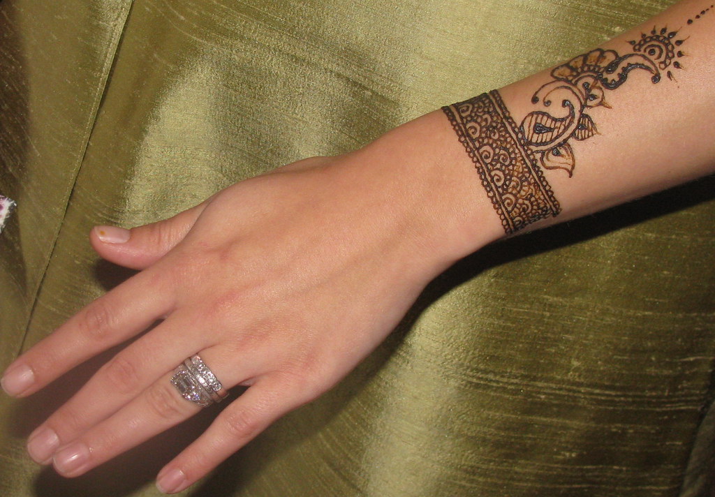 Traditional Henna on Wrist Bridal Shower Volcano Henna De… Flickr