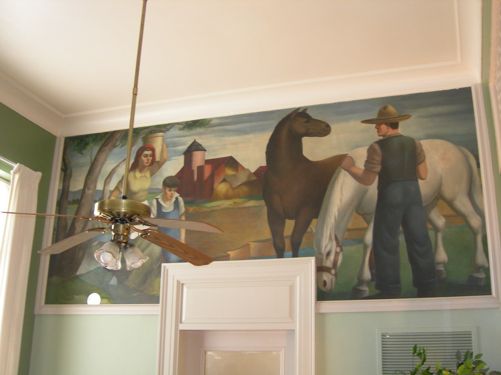 Lee's Summit, Missouri Mural New Deal mural entitled "Past… Flickr