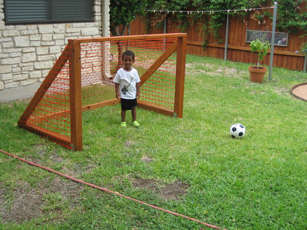 wooden soccer goal Gil Garcia Flickr