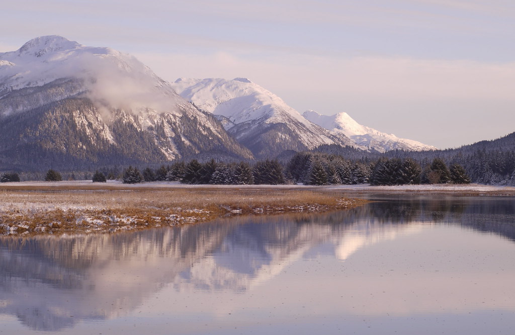 Mt Juneau, Mt Roberts and Sheep Mt Using the legacy 50mm Z… Flickr