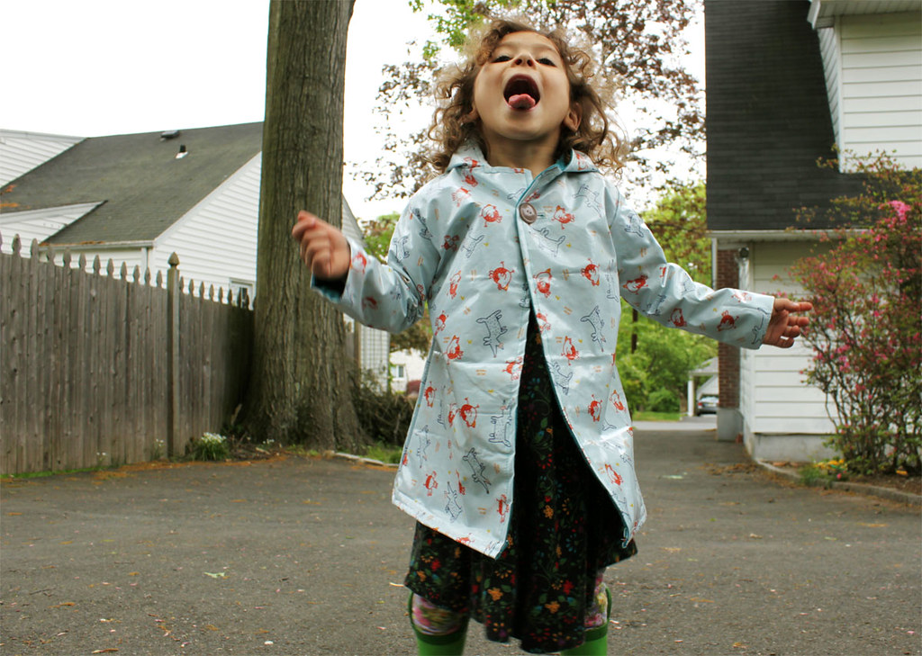 Rainy Coat A little raincoat that is for girls and boys. M… Flickr