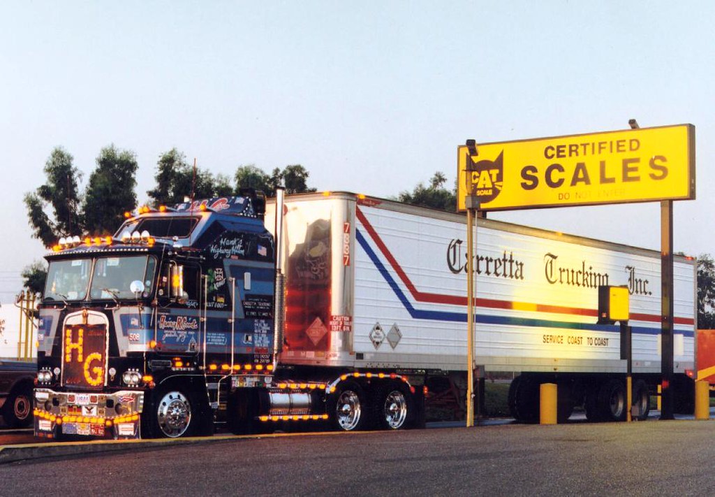 1991 HHH on CAT Scale Ontario TA 1991 Weighing my truck … Flickr