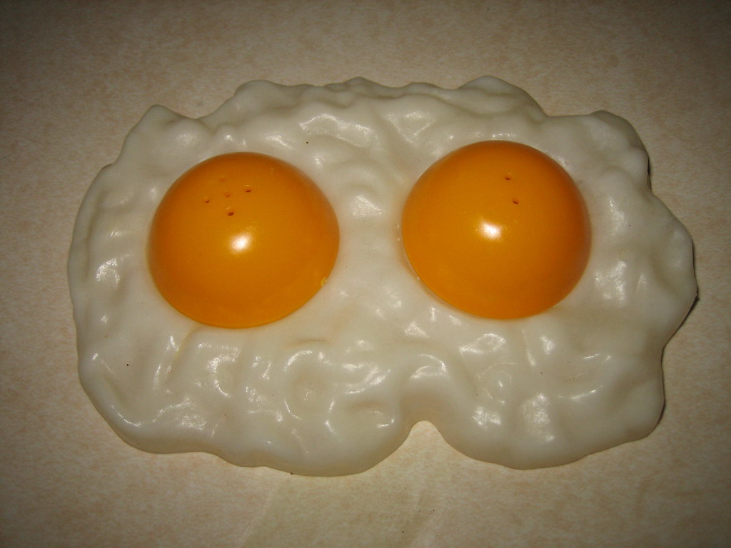 Fried eggs salt and pepper I always wanted these and I fin… Flickr