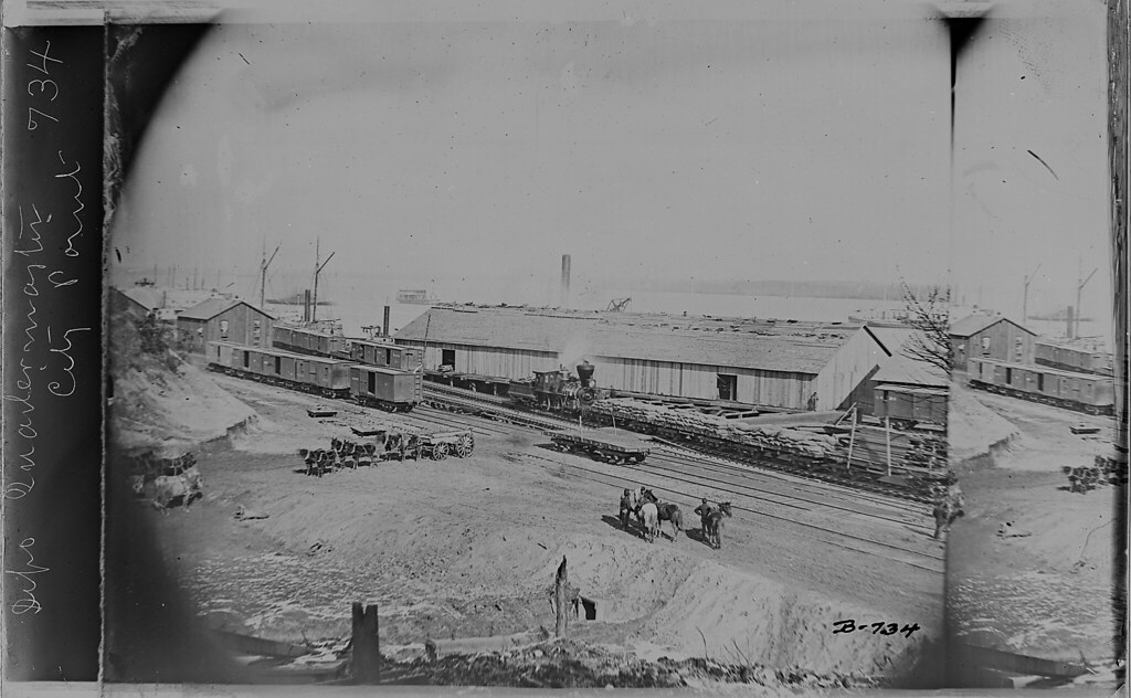 Quartermaster Depot, City Point, Va Original Caption Quar… Flickr