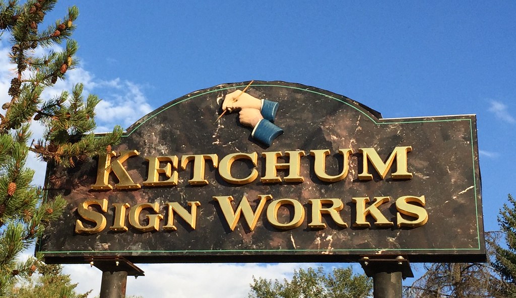 Ketchum Sign Works a photo on Flickriver