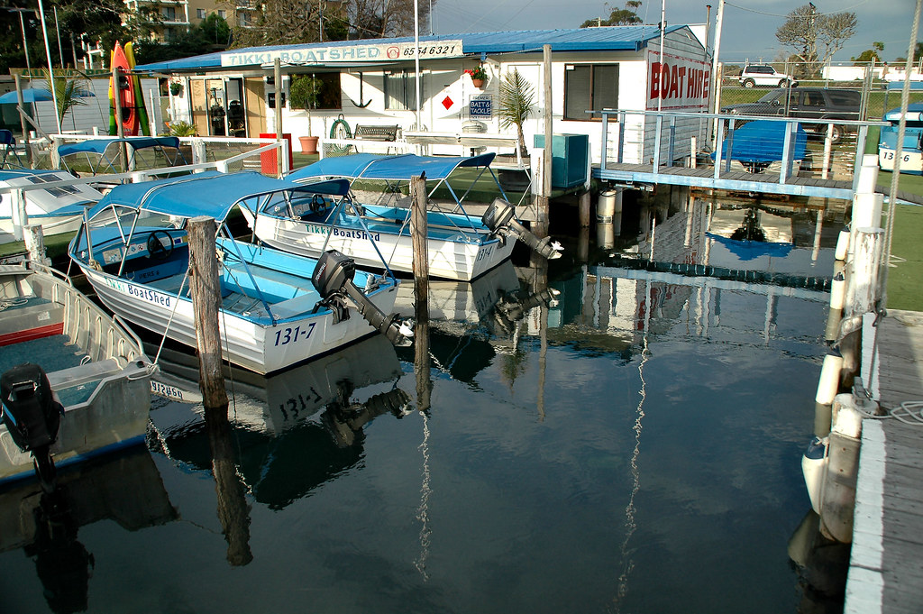 Waterline Boathouse, Forster Boat Shed Free Spirit Cruis… Flickr