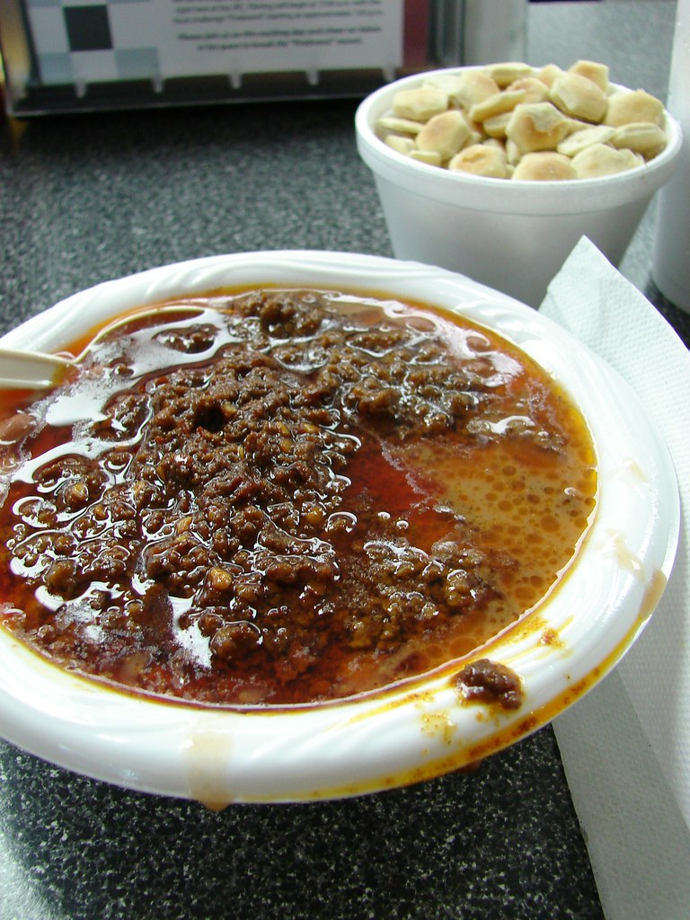oily chili Joe Roger's Chili Parlor in Springfield, IL IronStef