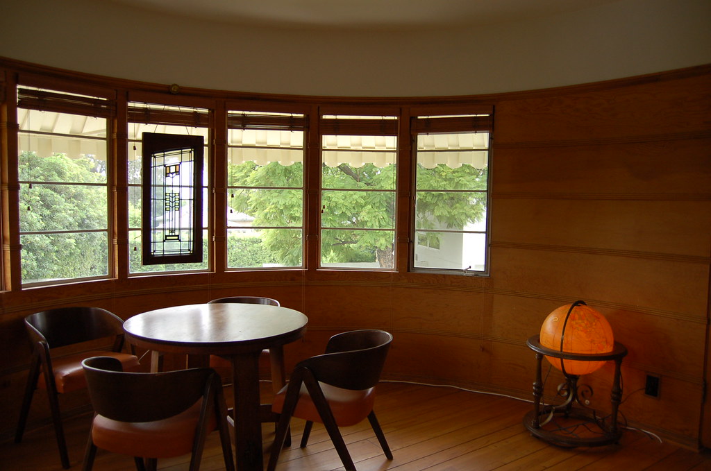 Lydecker House Den Lydecker House Den with wrap around win… Flickr