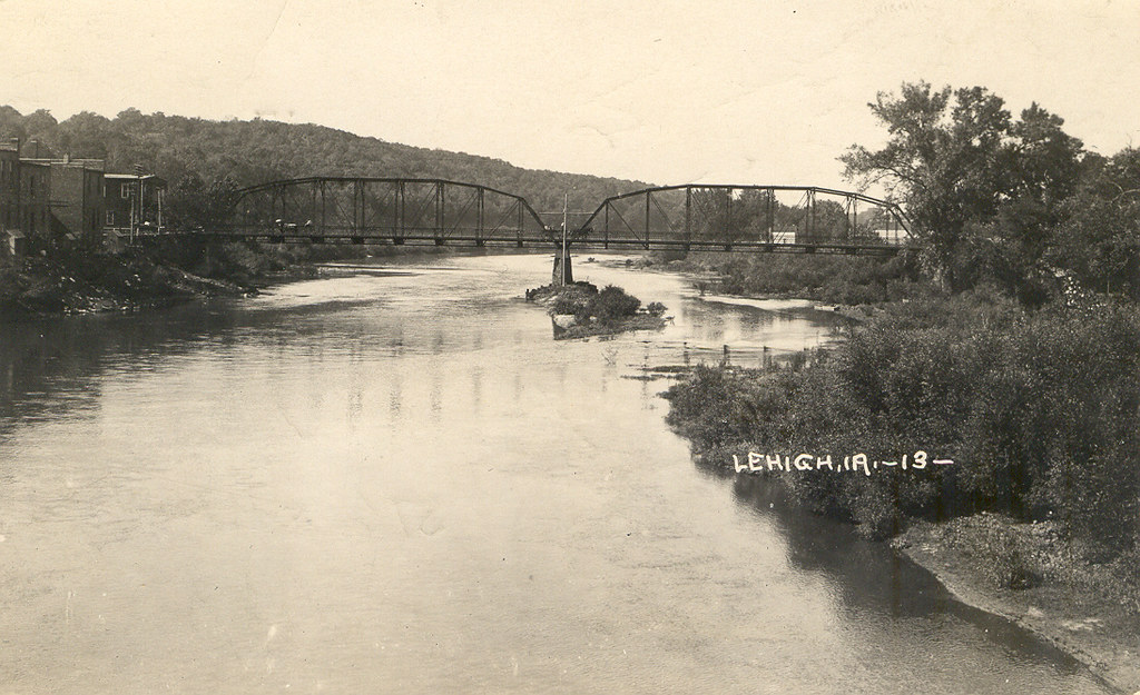 Lehigh, Iowa, Wagon Bridge Postmarked November 17, 1924. Flickr