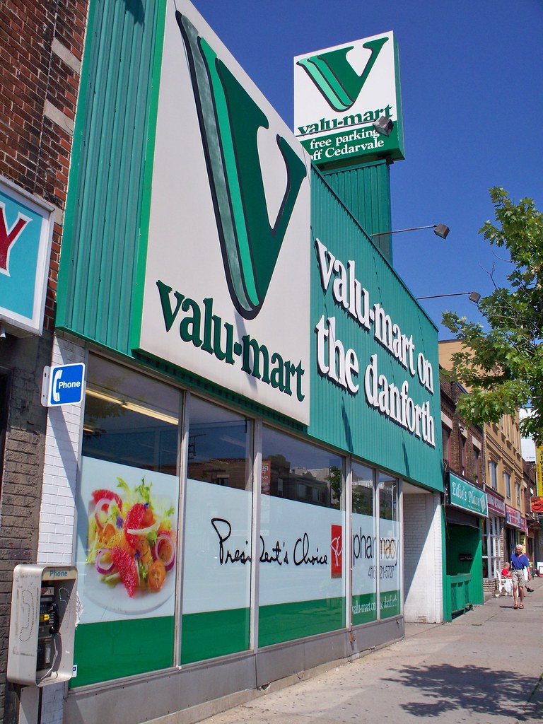 ValuMart/Loblaw's ValuMart, 985 Woodbine at Danforth, To