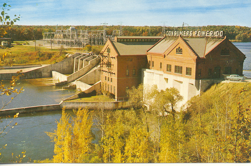 Newaygo MI Croton Muskegon River Hydro Dam construction be… Flickr