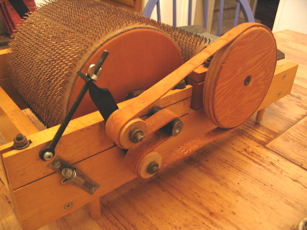 MadeWell drum carder my new (but old) drum carder! blogge… Flickr