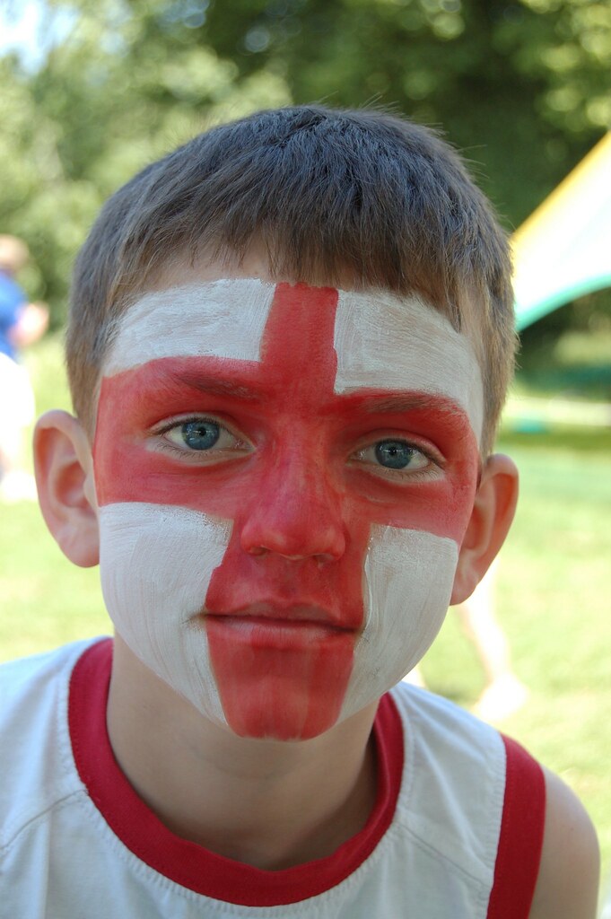 02 Face Painting England flag Davids Unusual Destinations Flickr