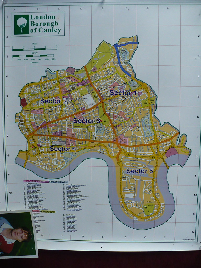 Map of Sun Hill on the set of The Bill. Sun Hill is in the… Flickr