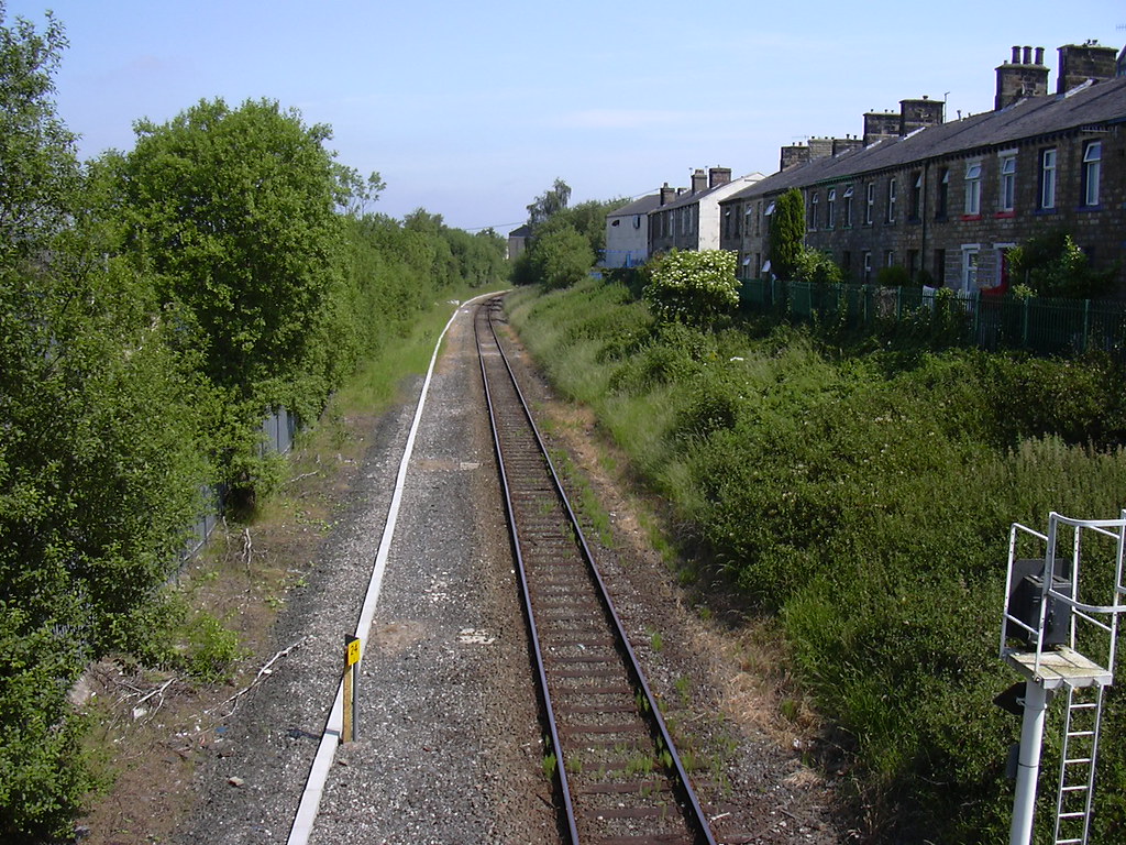 Brierfield Railway Station, Lancashire looking East Flickr